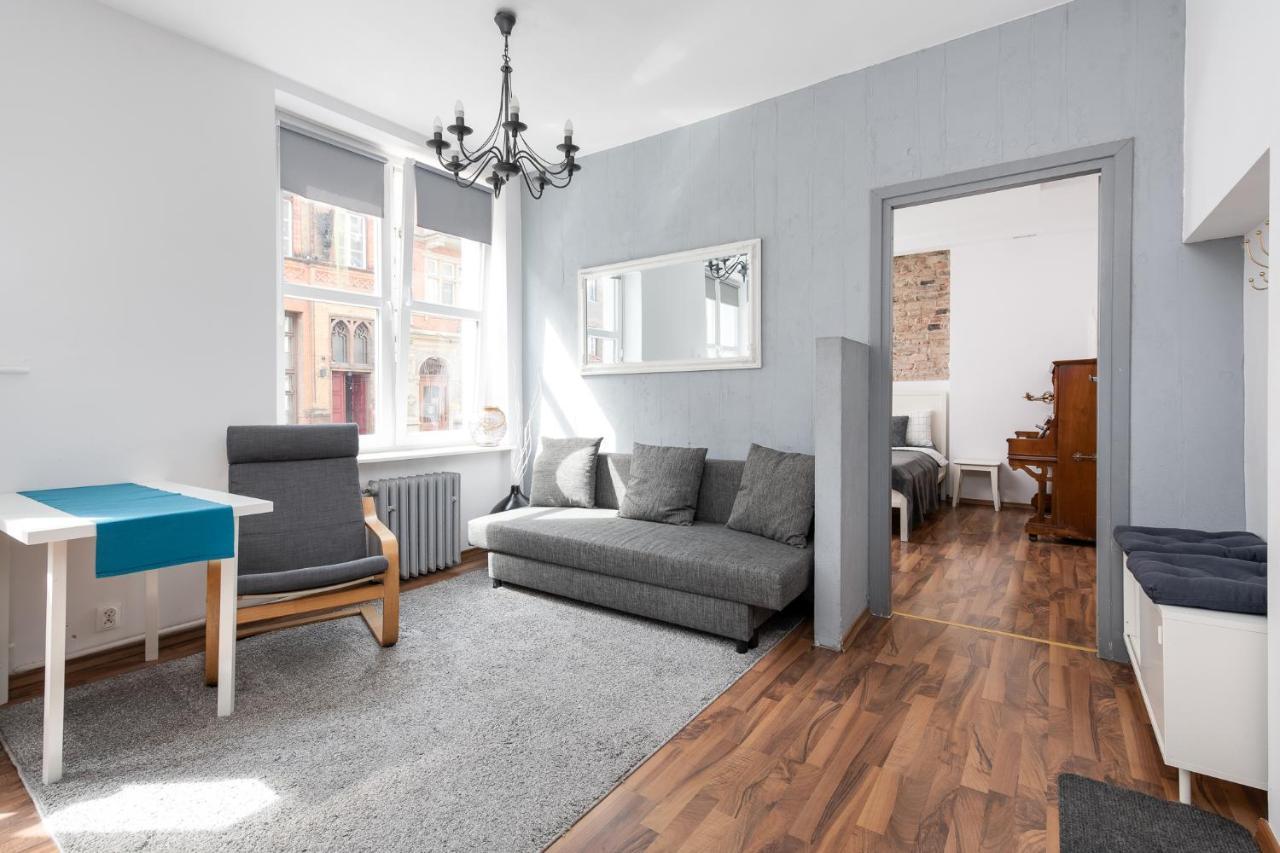 Piano Apartment W Sercu Starego Miasta Gdansk Luaran gambar