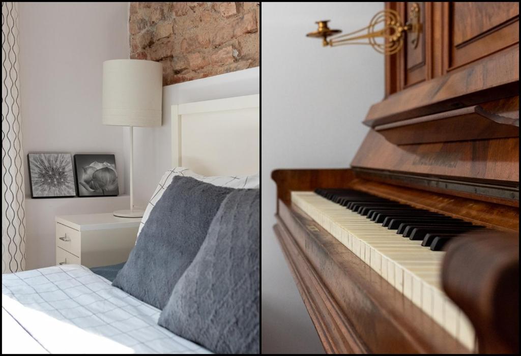 Piano Apartment W Sercu Starego Miasta Gdansk Luaran gambar